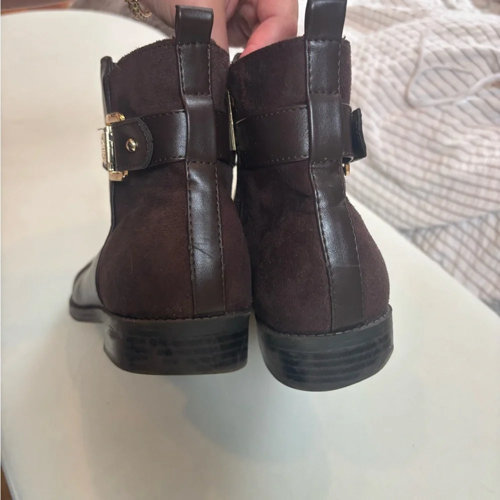 Tommy Hilfiger Brown Leather Boots